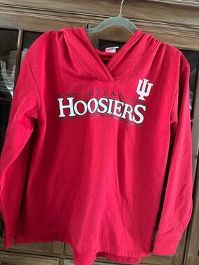 Hoosier  Long-Sleeve Hoodie Top